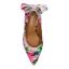 Top view of Zenata GRAY/BLUE/PINK MULTI FLORAL